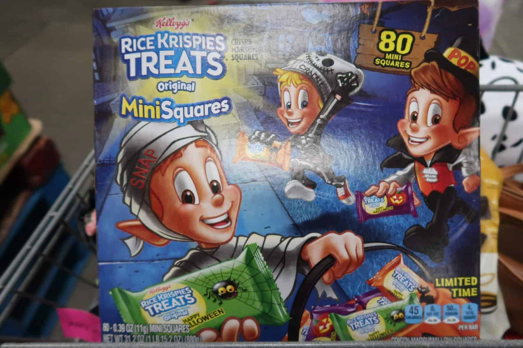 rice krispies treats mini squares