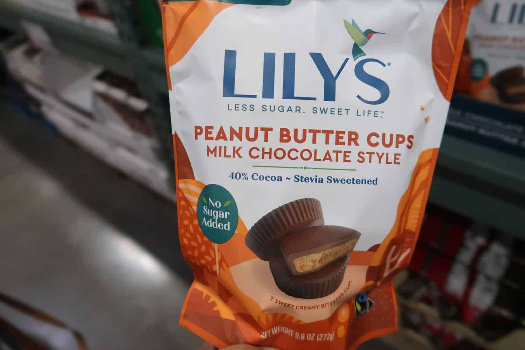 lilys stevia sweetened peanut butter cups