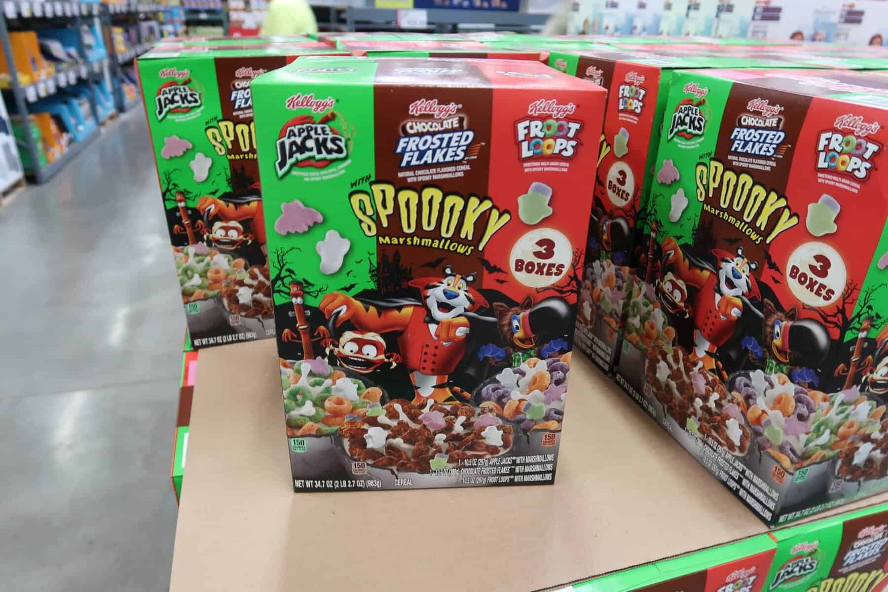 kelloggs spooky cereal at bjs
