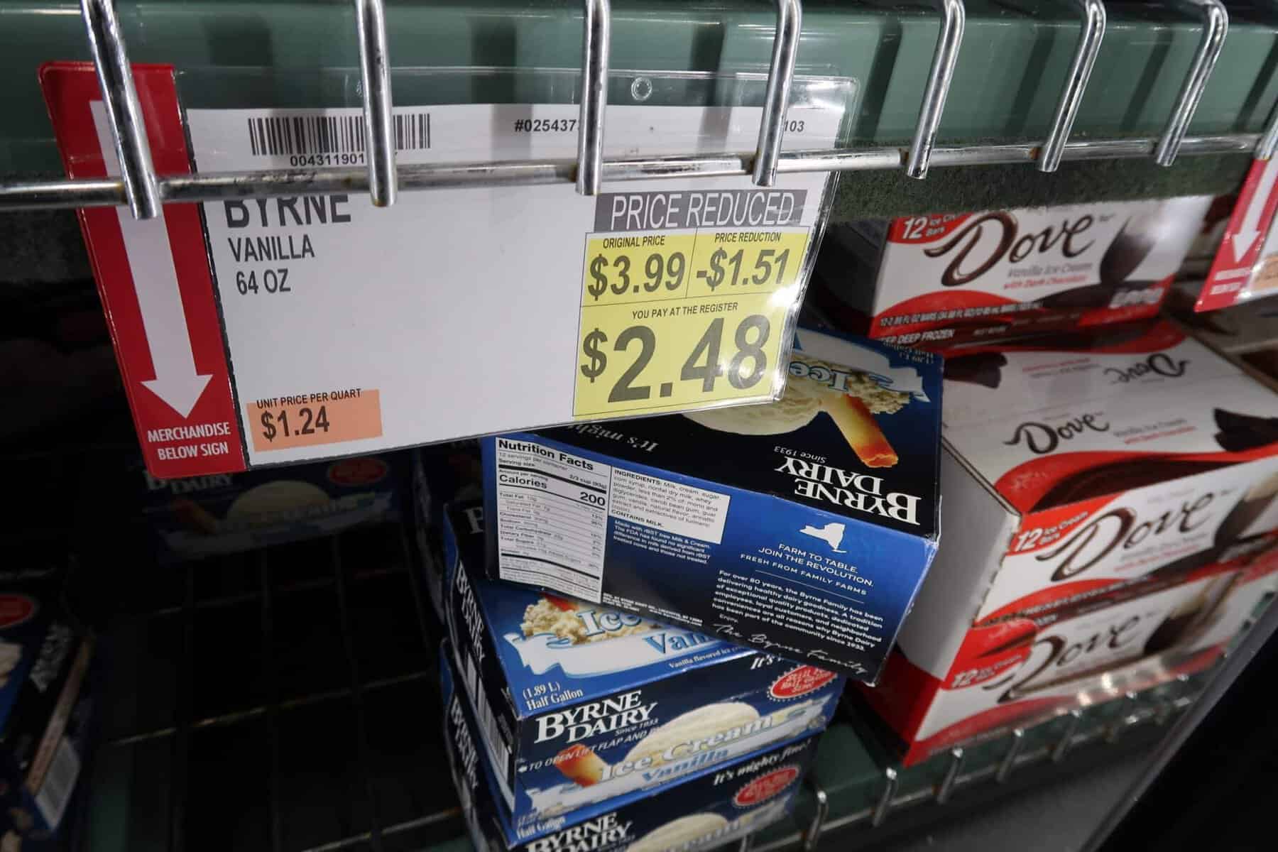 byrne dairy ice cream at bjs