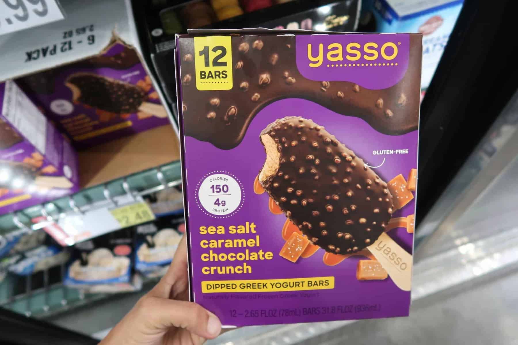 Yasso Sea Salt Caramel Chocolate Crunch 12pk 10 99 My BJs Wholesale Club