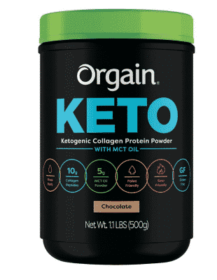 Orgain Chocolate Keto Collagen Protein Powder