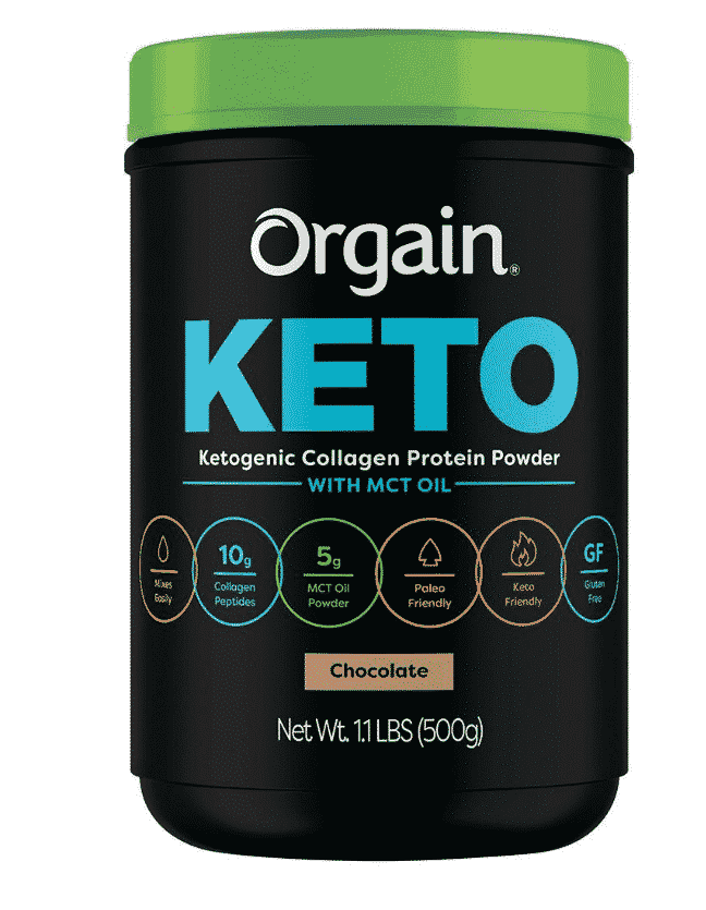 Orgain Chocolate Keto Collagen Protein Powder
