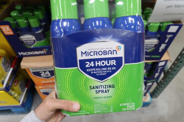Microban Sanitizing Spray 3pk 13.99 My BJs Wholesale Club