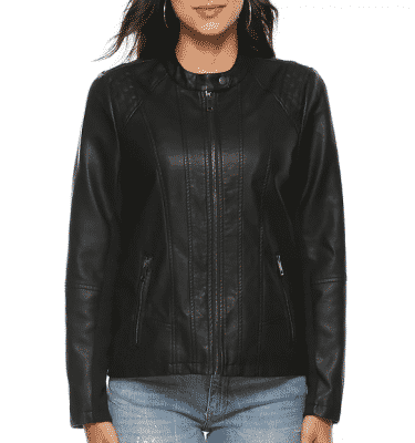 sebby faux leather jacket