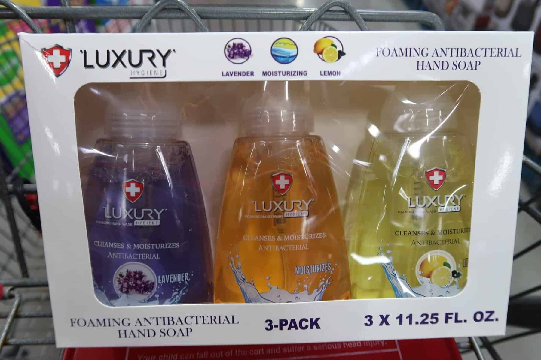 luxury foaming hand soap