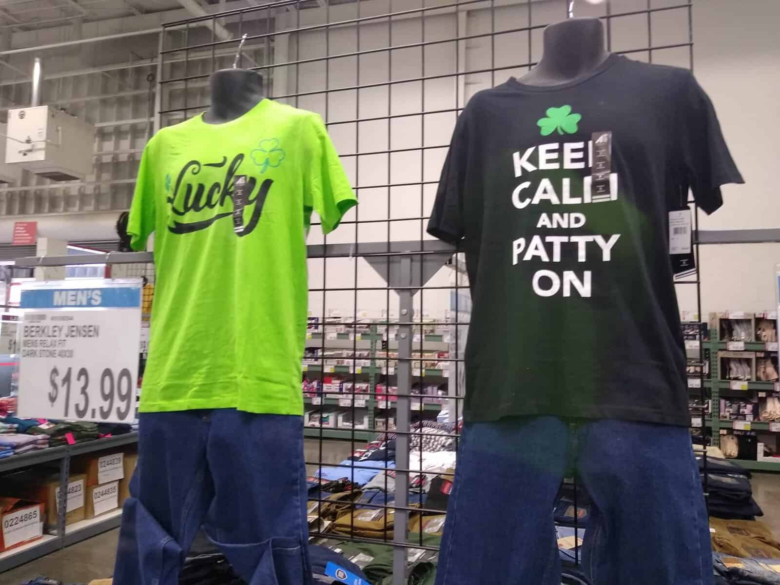 st. patrickls day themed shirts