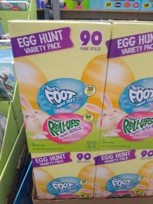 easter fruit by the foot egg hunt