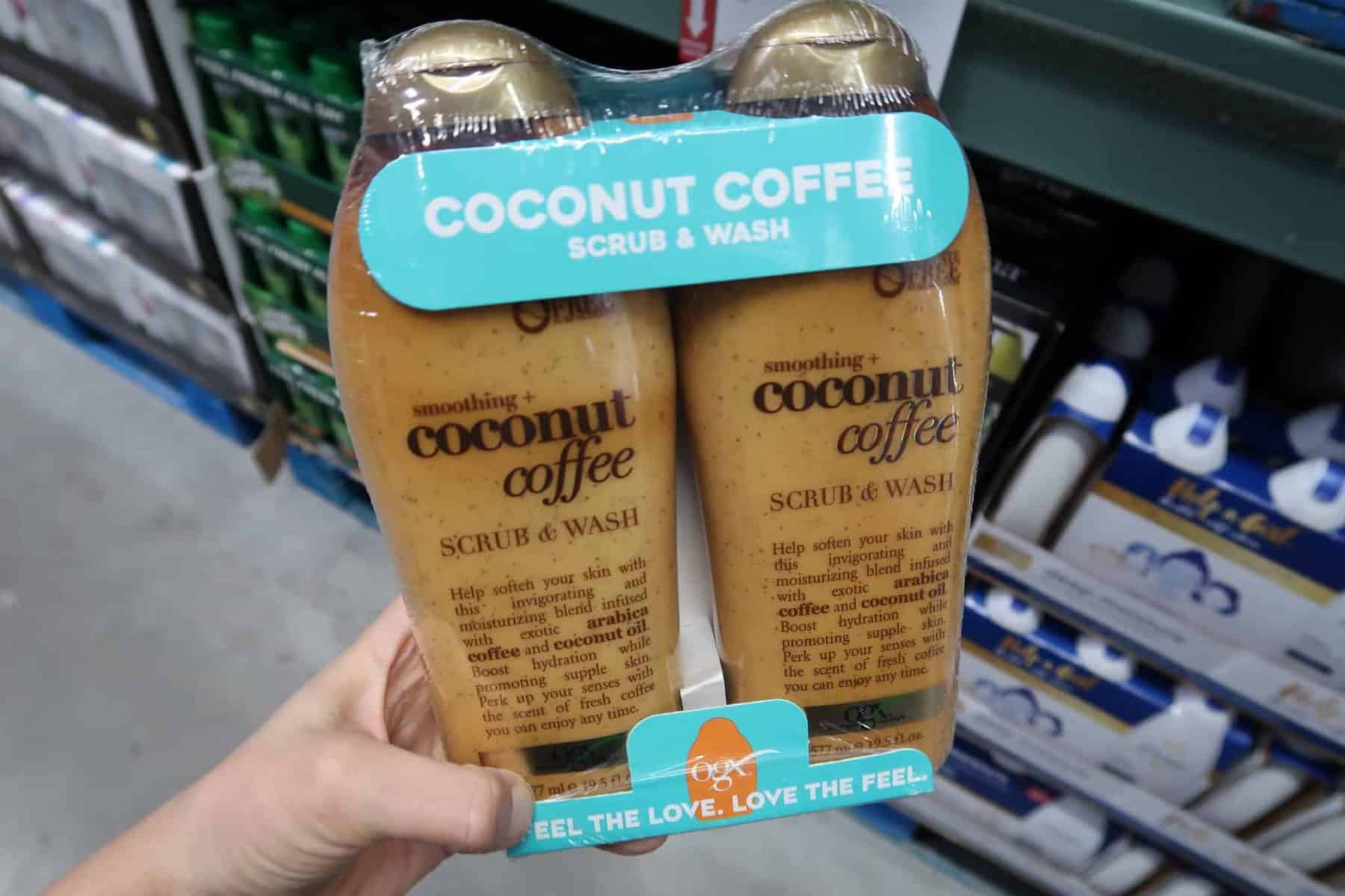 coconut coffee body wash