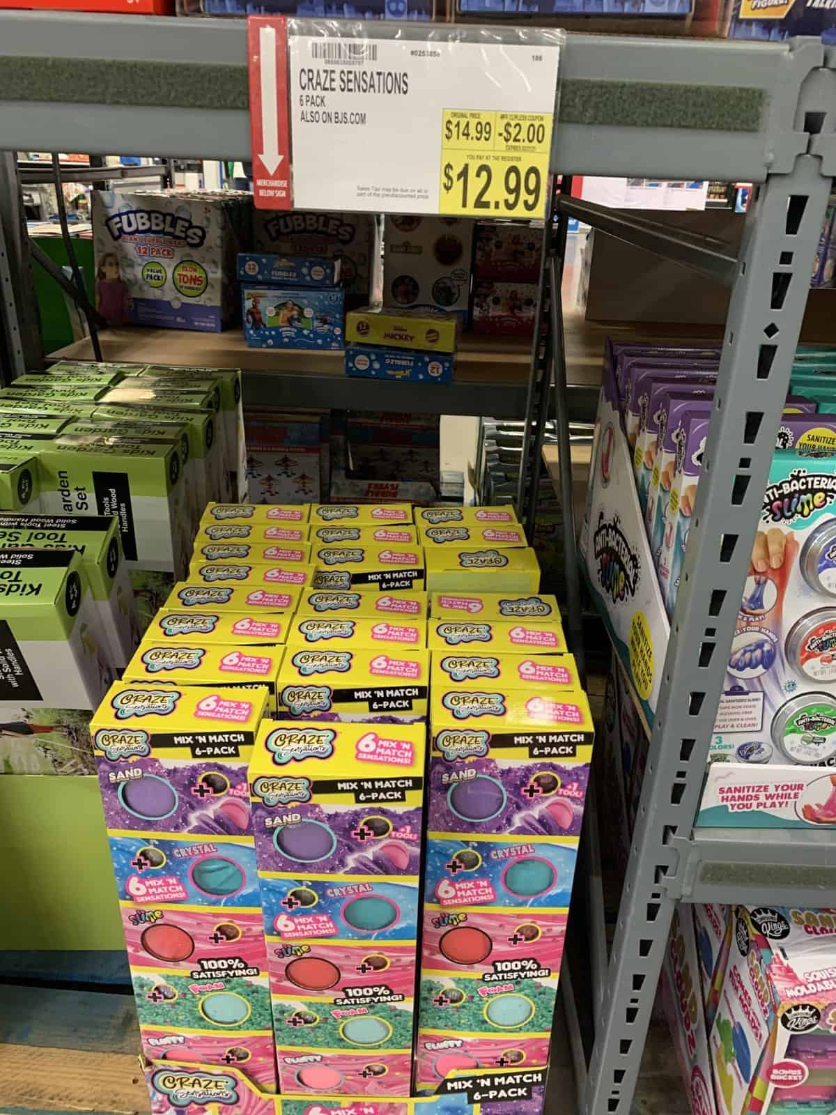 craze sensations at bjs