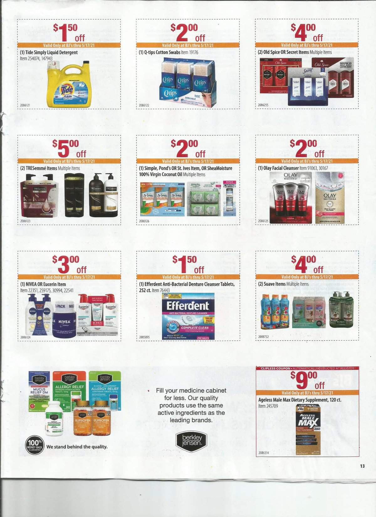 BJ's Front of Club Coupon Book 5/17 | MyBJsWholesale