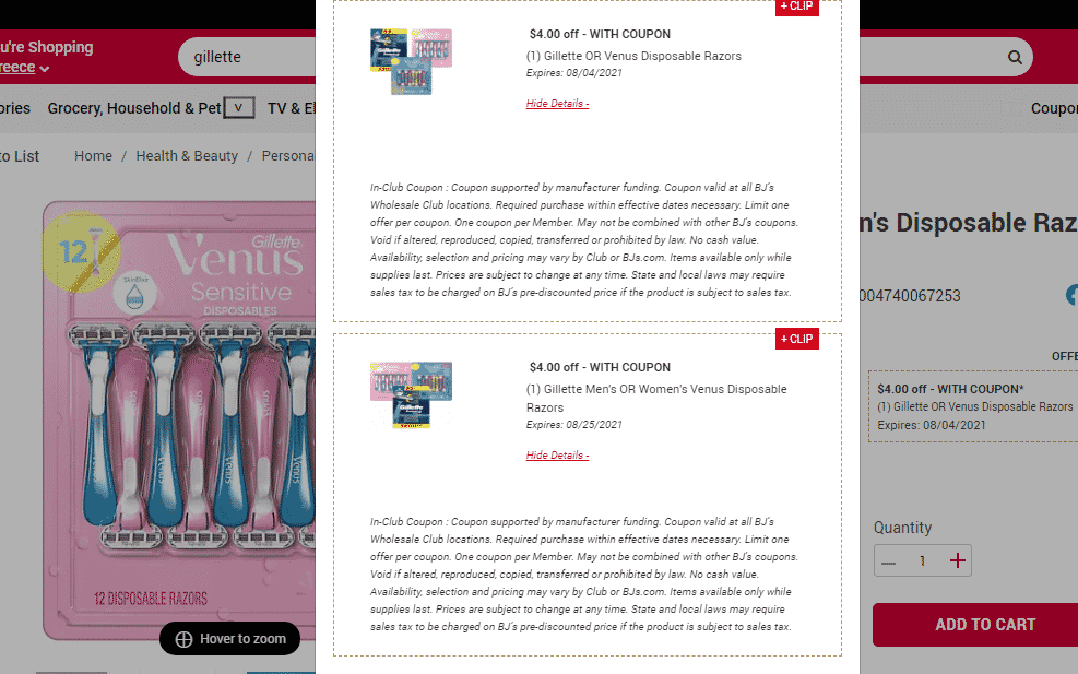 Venus Razor Refill Coupons Printable