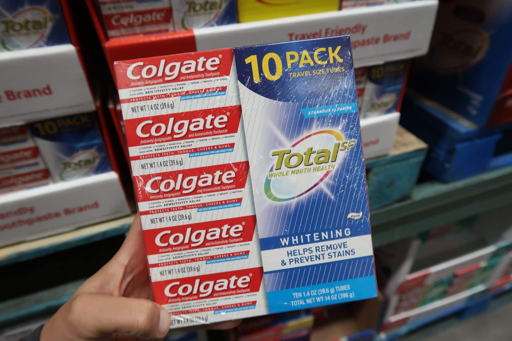 Colgate Travel Toothpaste ONLY 4.99 for 10! My BJs
