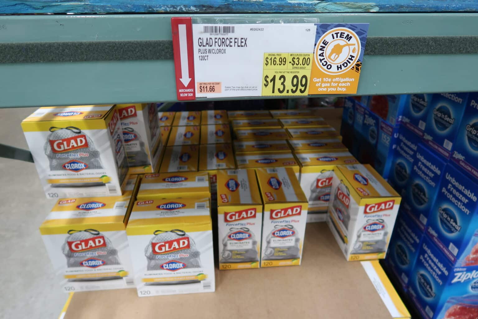 Coupon Stack for Glad ForceFlex Trash Bags | MyBJsWholesale