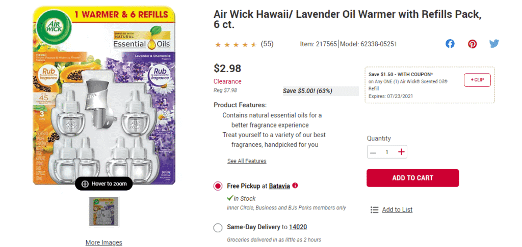air wick clearance