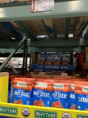 organic carrot sticks