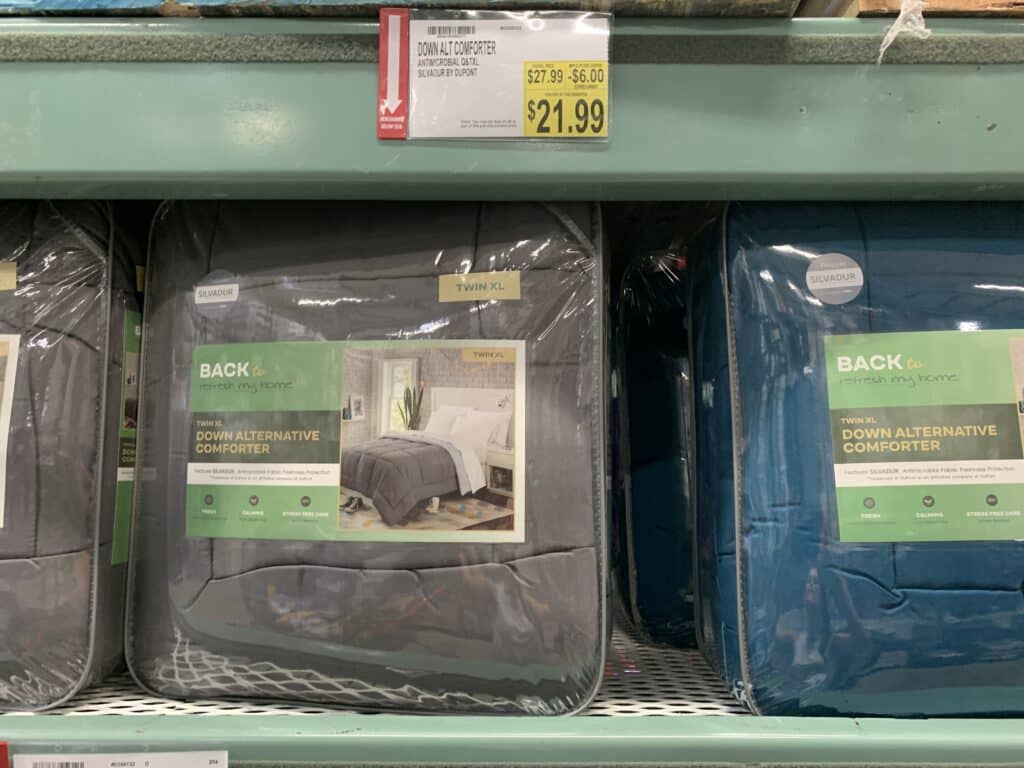 down alternative comforter
