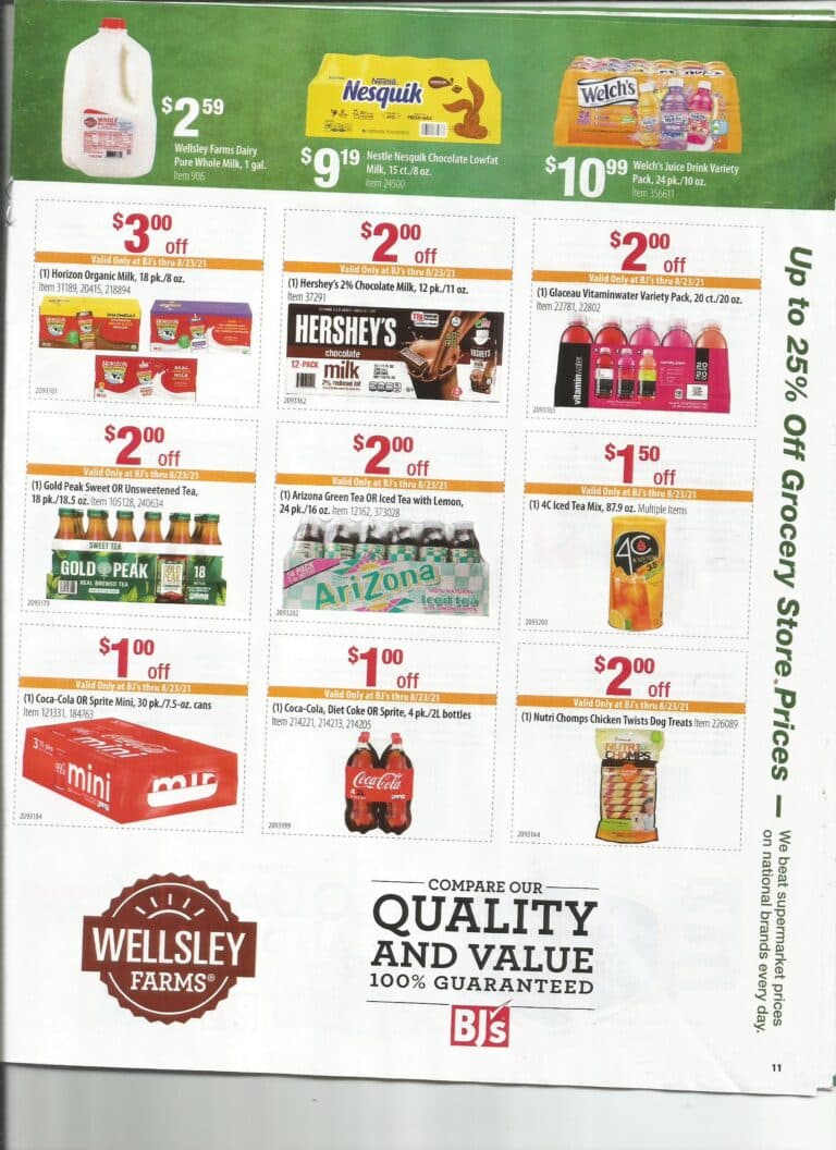 BJ’s Front of Club Coupon Book Full Scan Through 8/23/21 | MyBJsWholesale