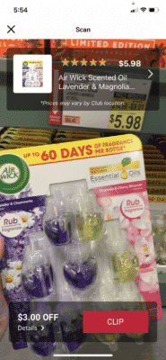 airwick scented oil warmer deal