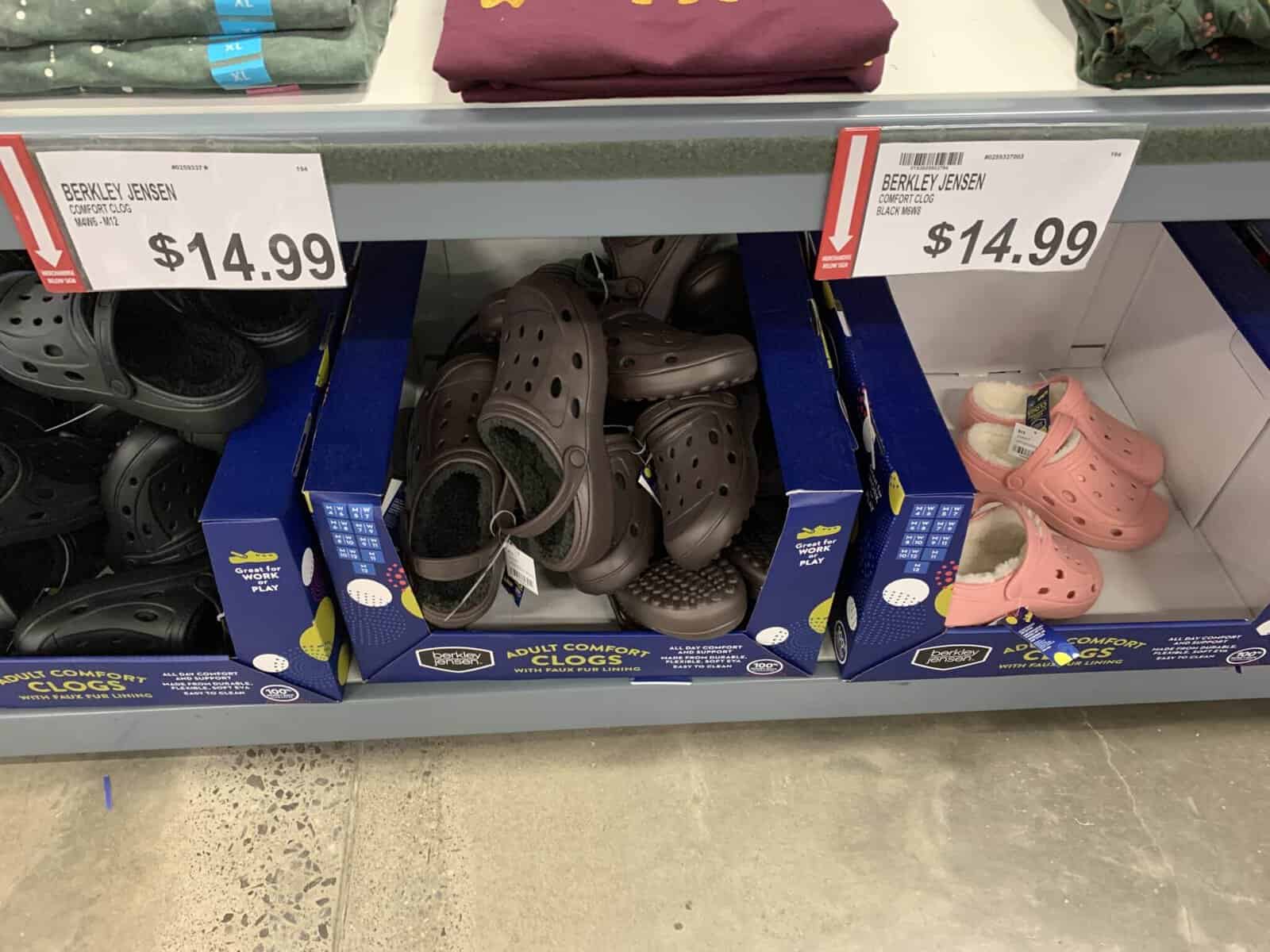 bjs brand fuzzy crocs