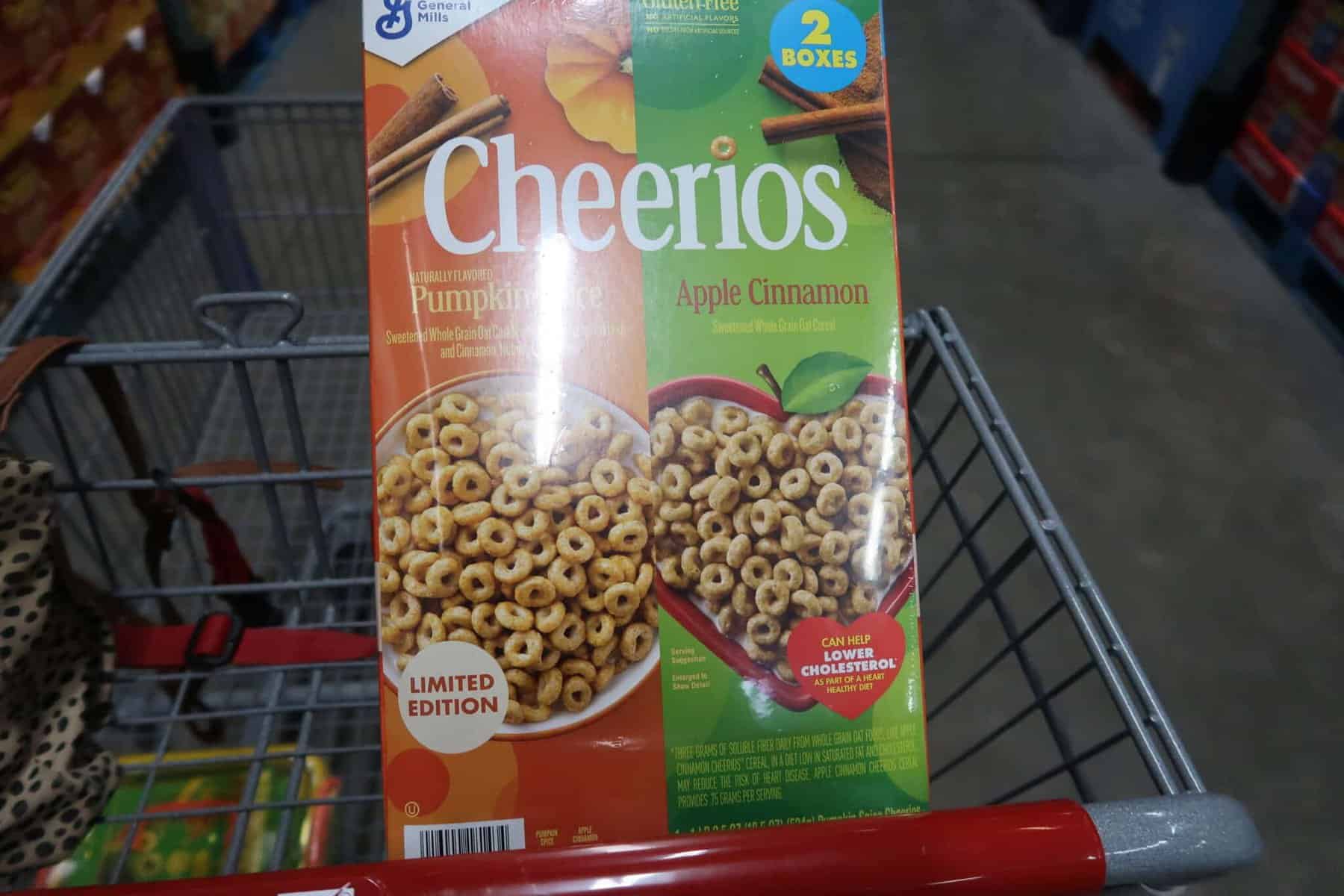 pumpkin spice cheeerios at BJs wholesale club