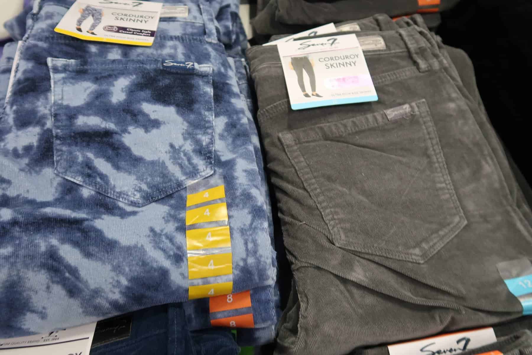 seven courdory leggings at bjs