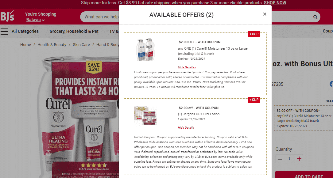 curelle lotion