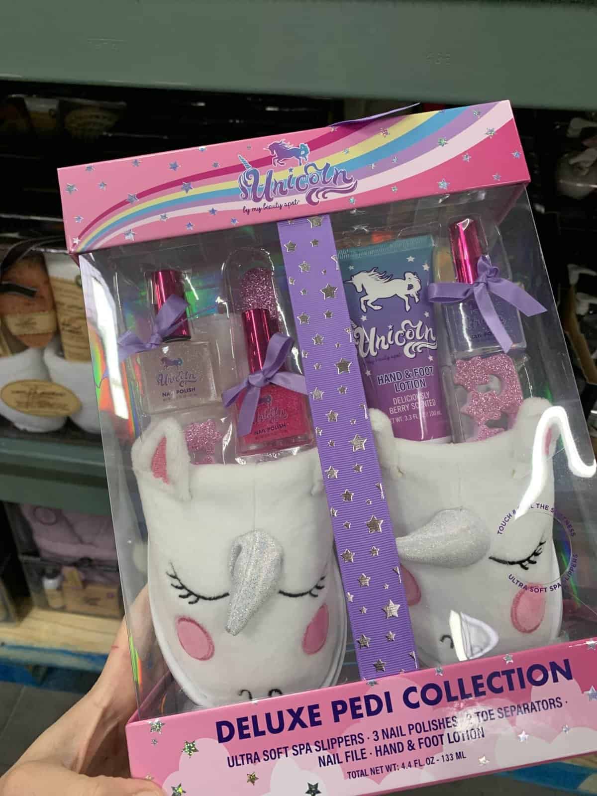 unicorn slipper spa set at bjs wholesale club