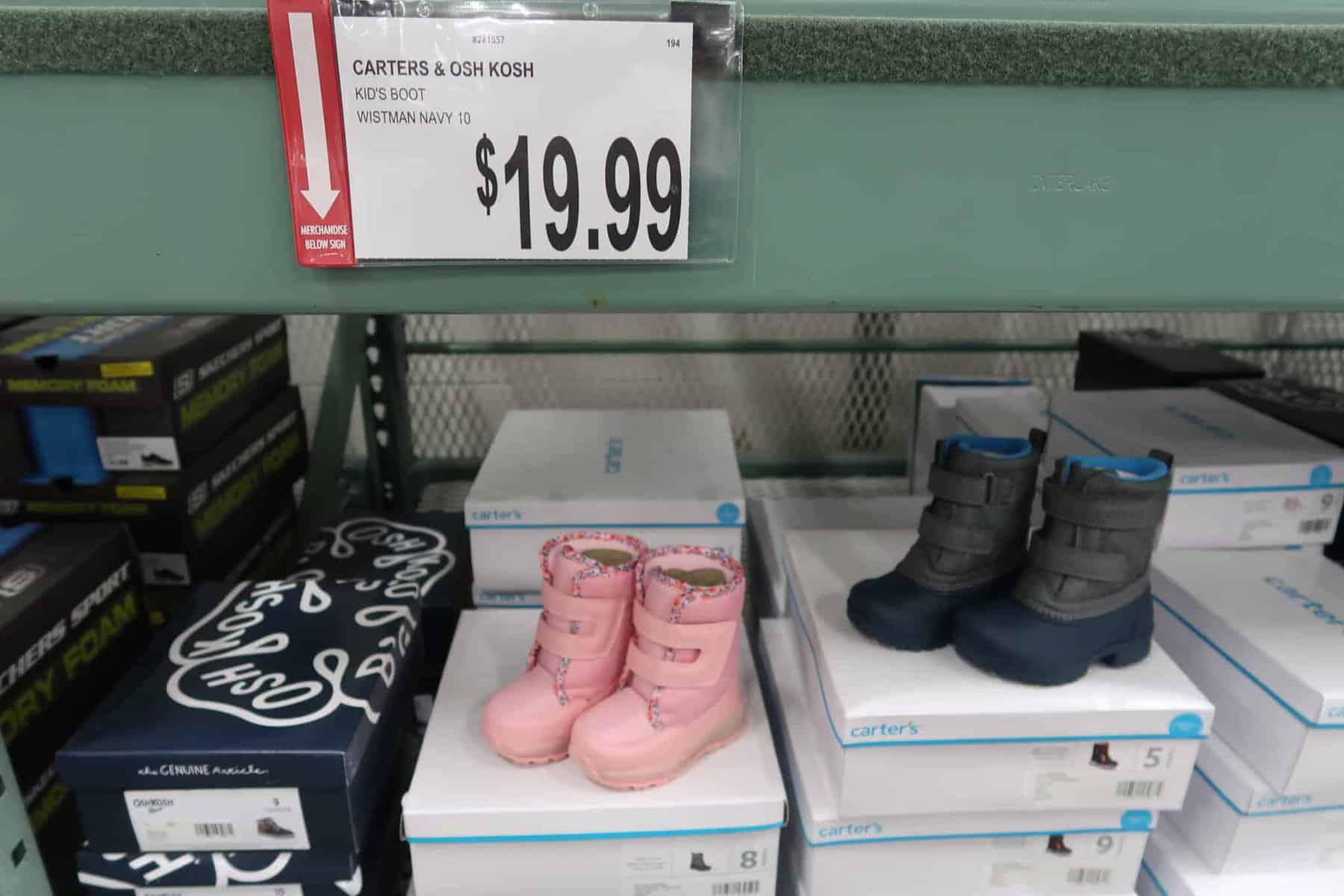 carters winter boots at bjs wholesale club