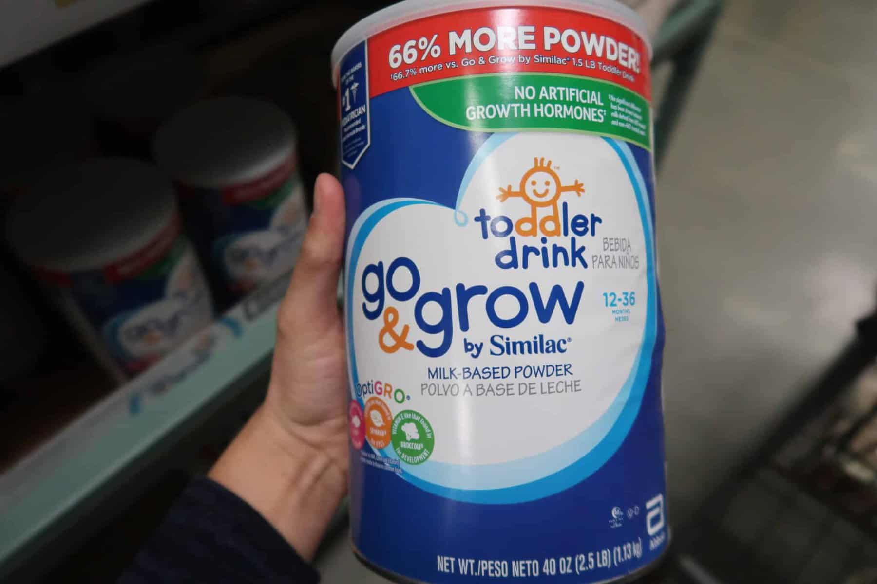 go and grow todderl similac formula at bjs
