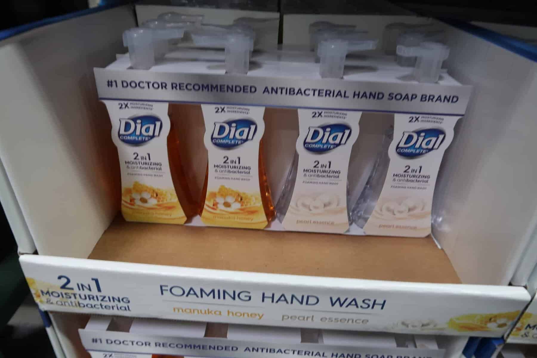 dial foaming hand soap at bjs