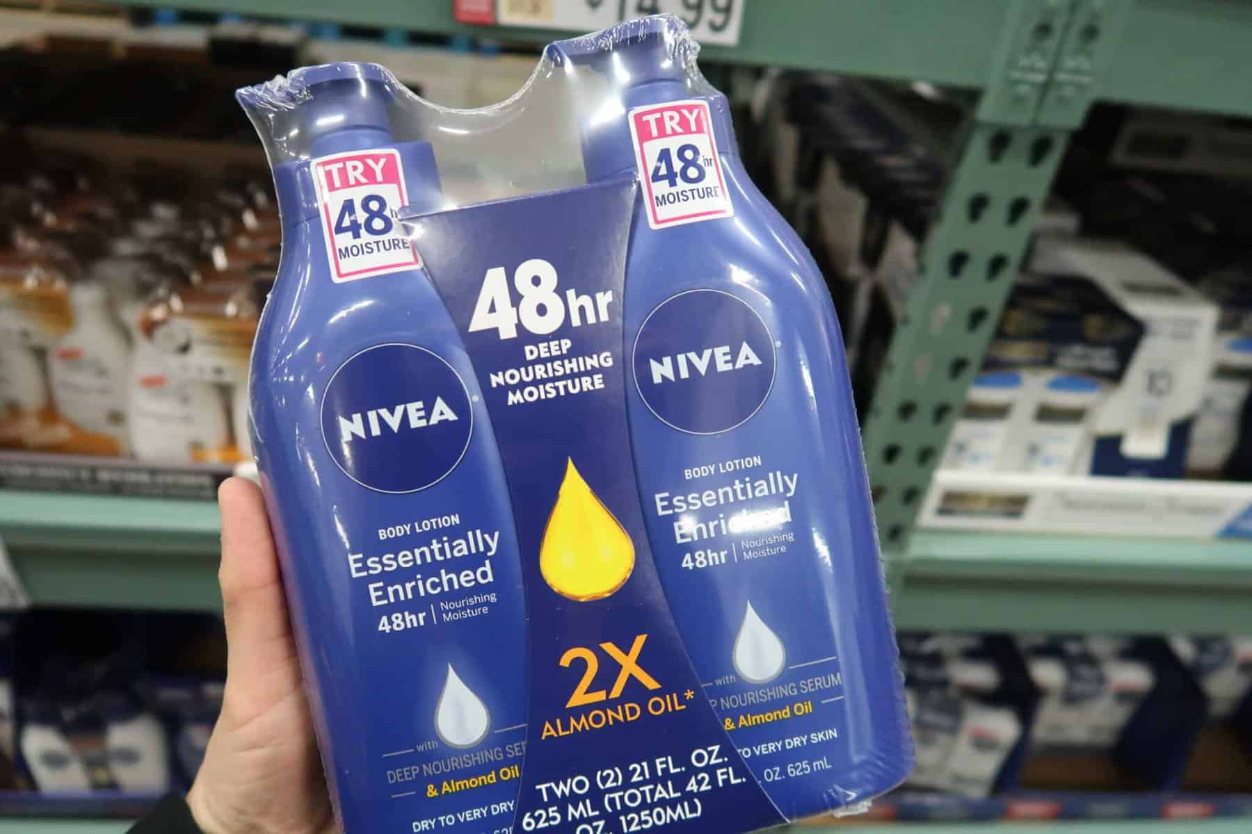 nivea lotion at bjs wholesale club