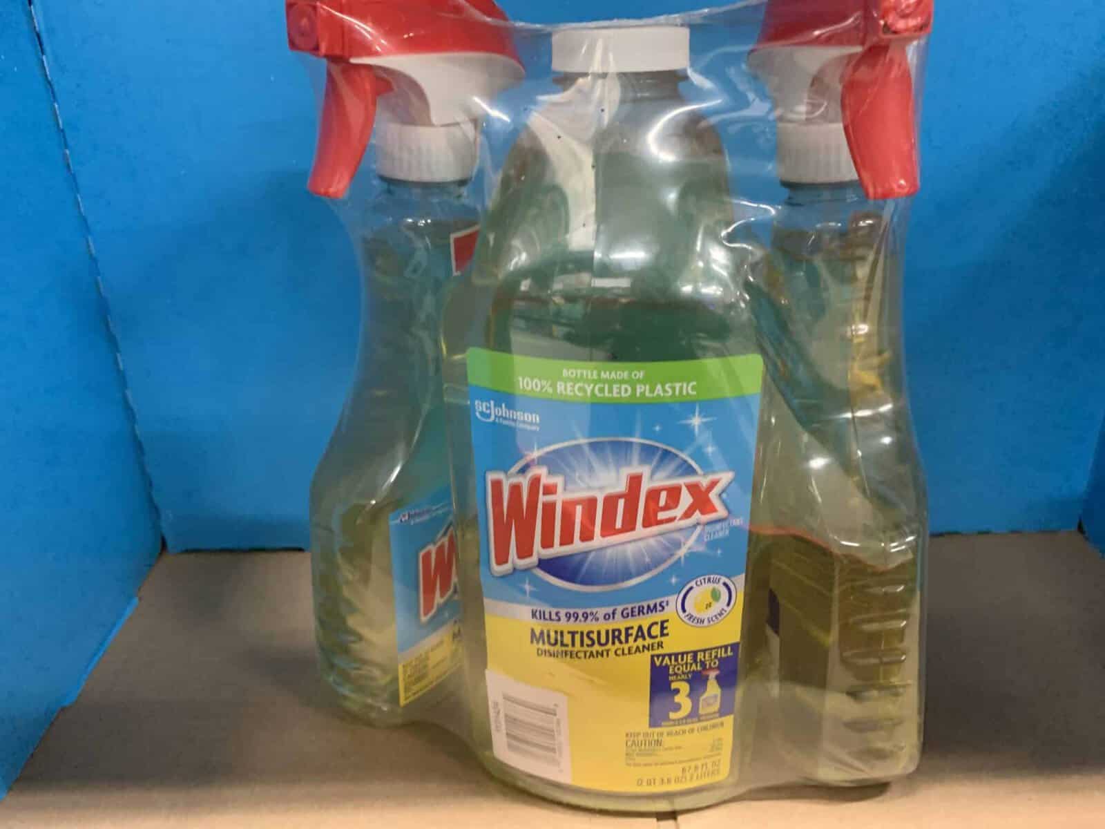 windex disinfecting glass cleaner at bjs wholesale
