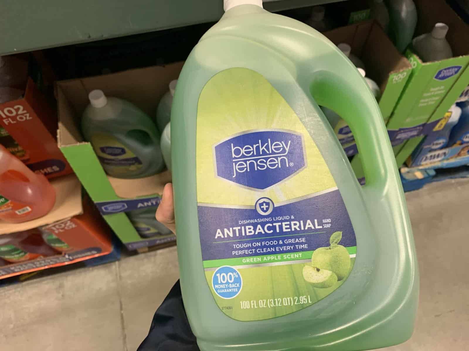 berkley jensen anitbacterial dish soap at bjs wholesale