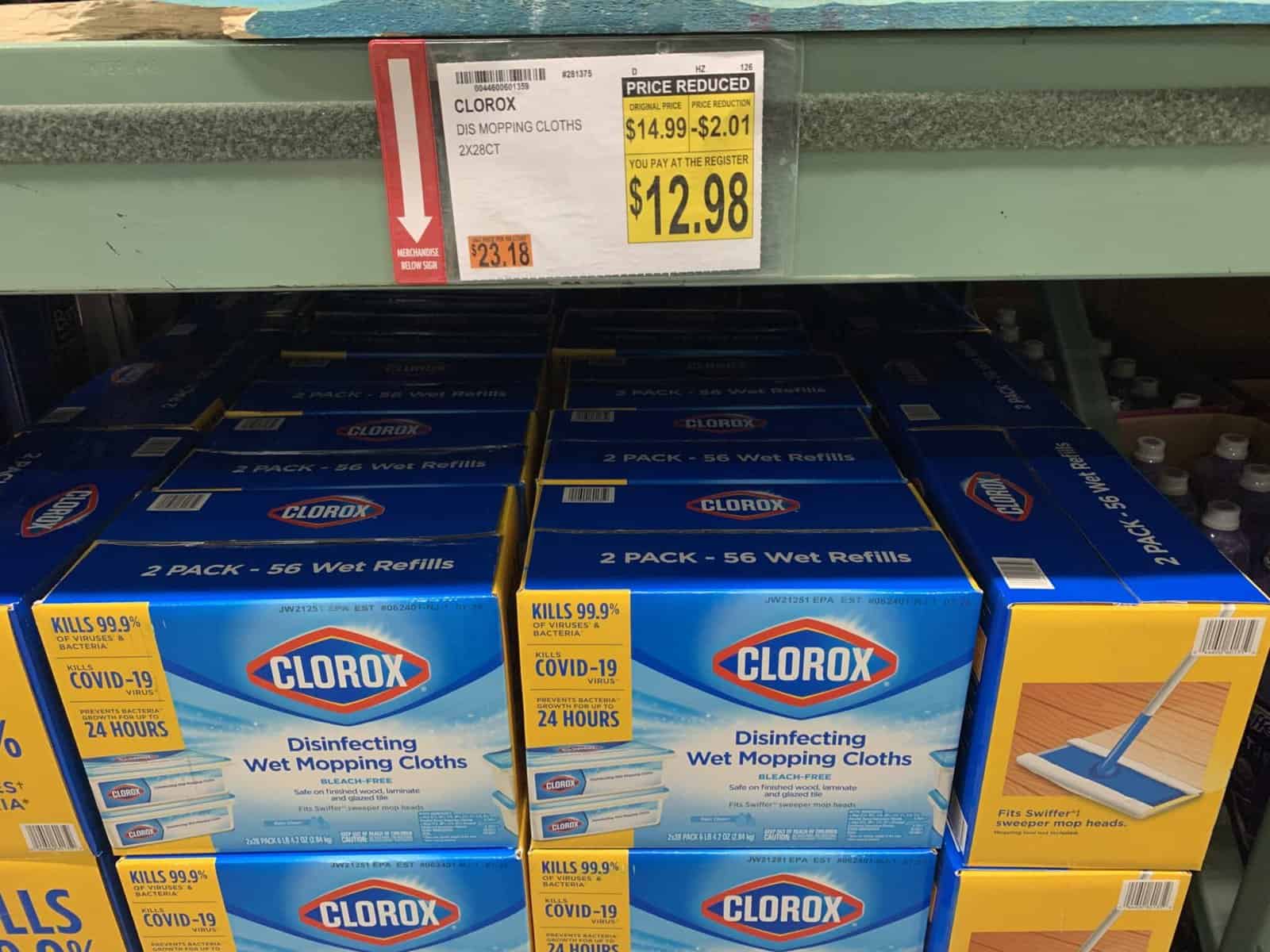 clorox mop cleaners