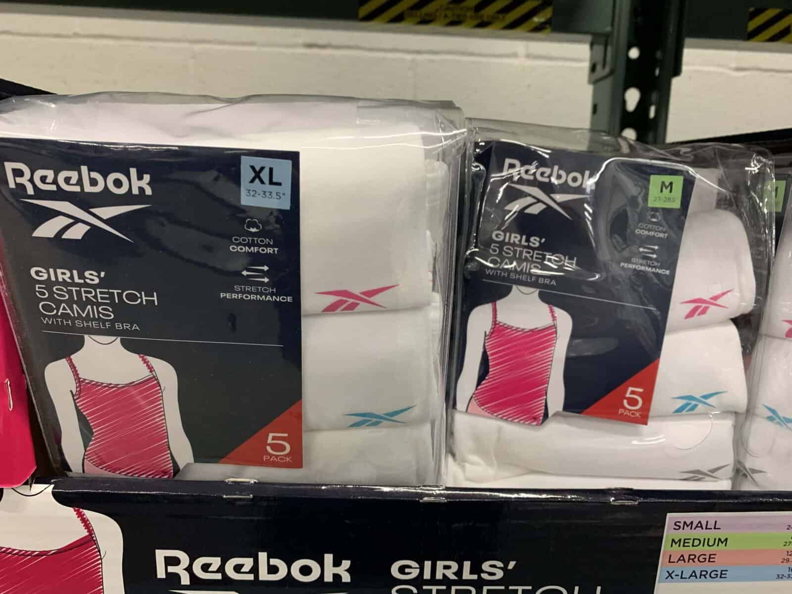 reebok girls tanks tops at bjs