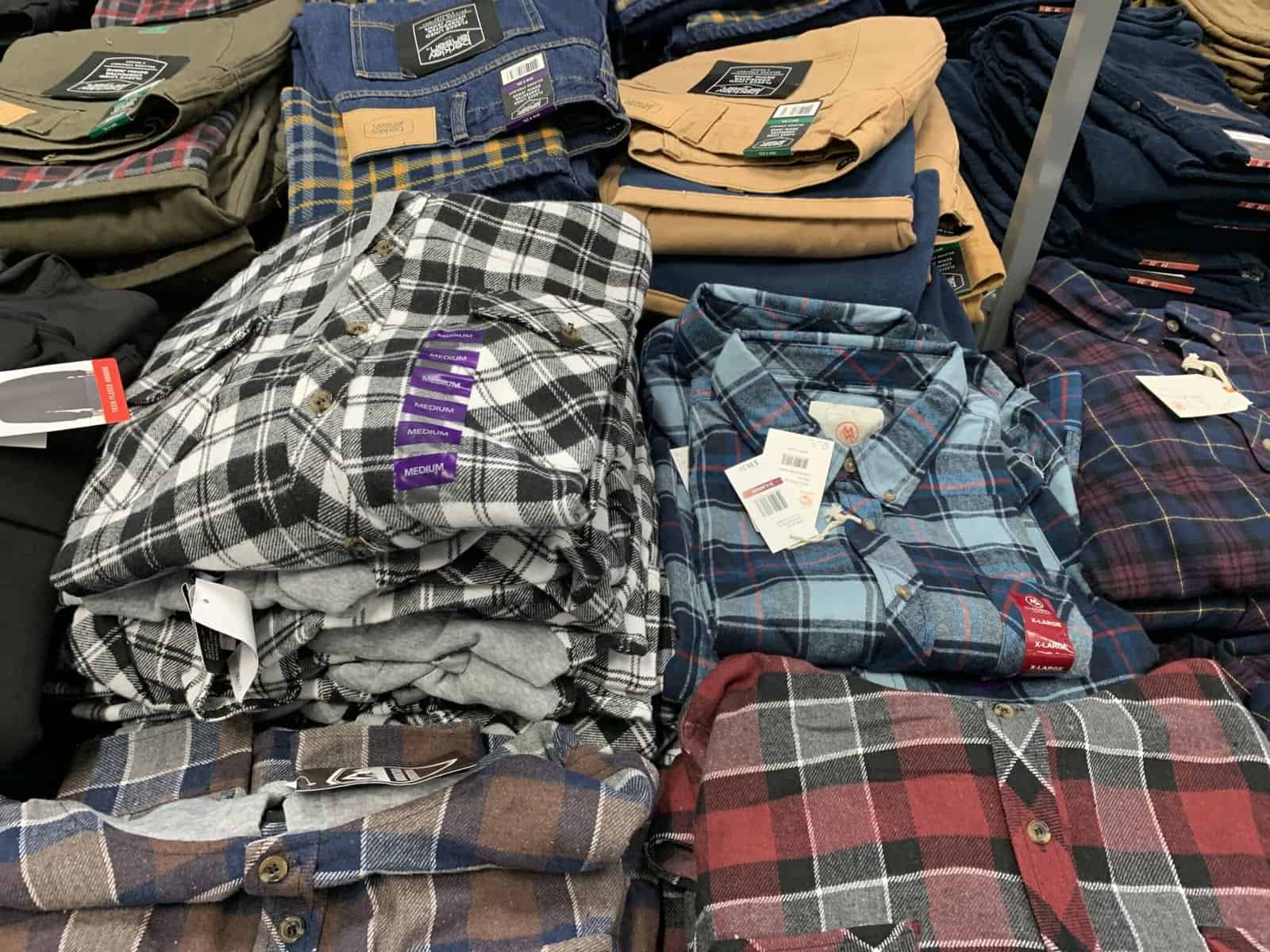 men's flannel shirts clearance at bjs