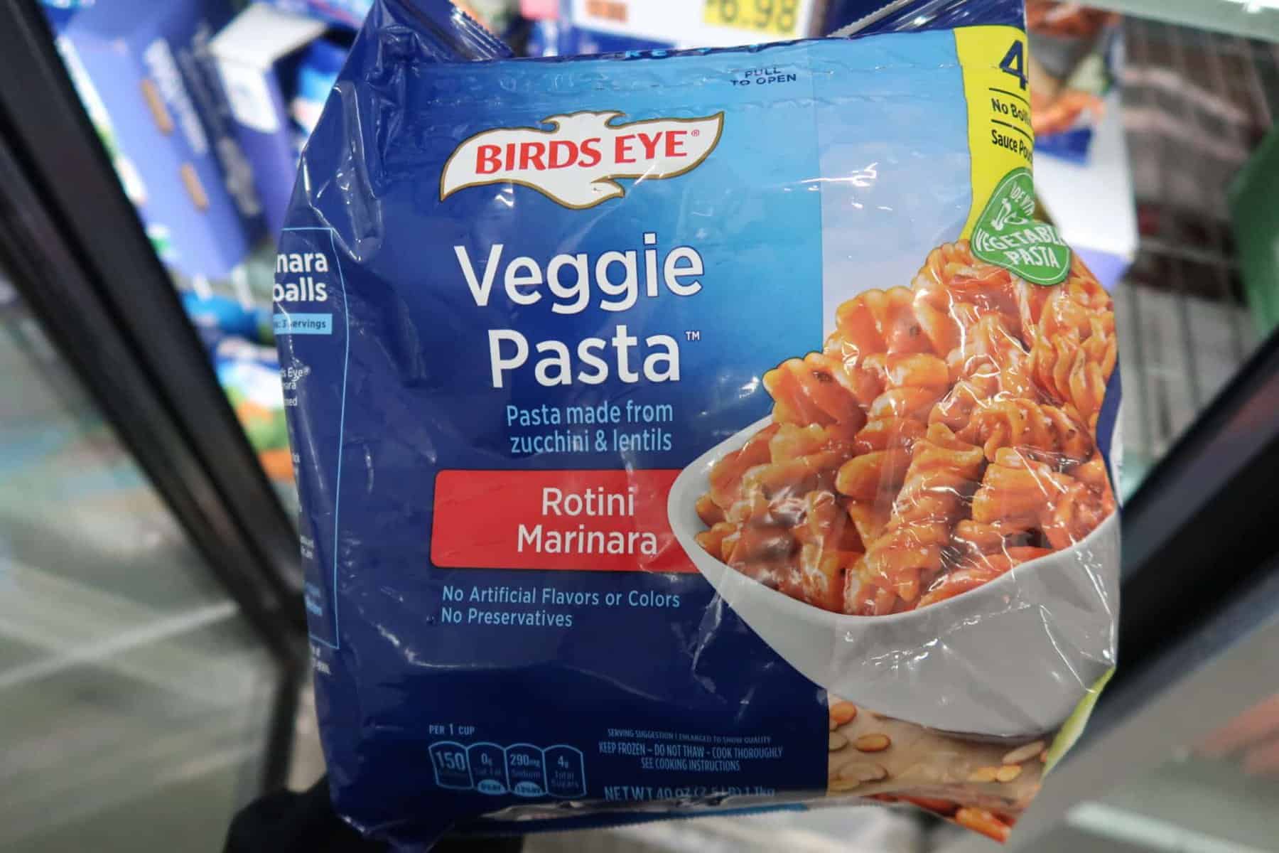 bird's eye veggie pasta at bjs wholesale club