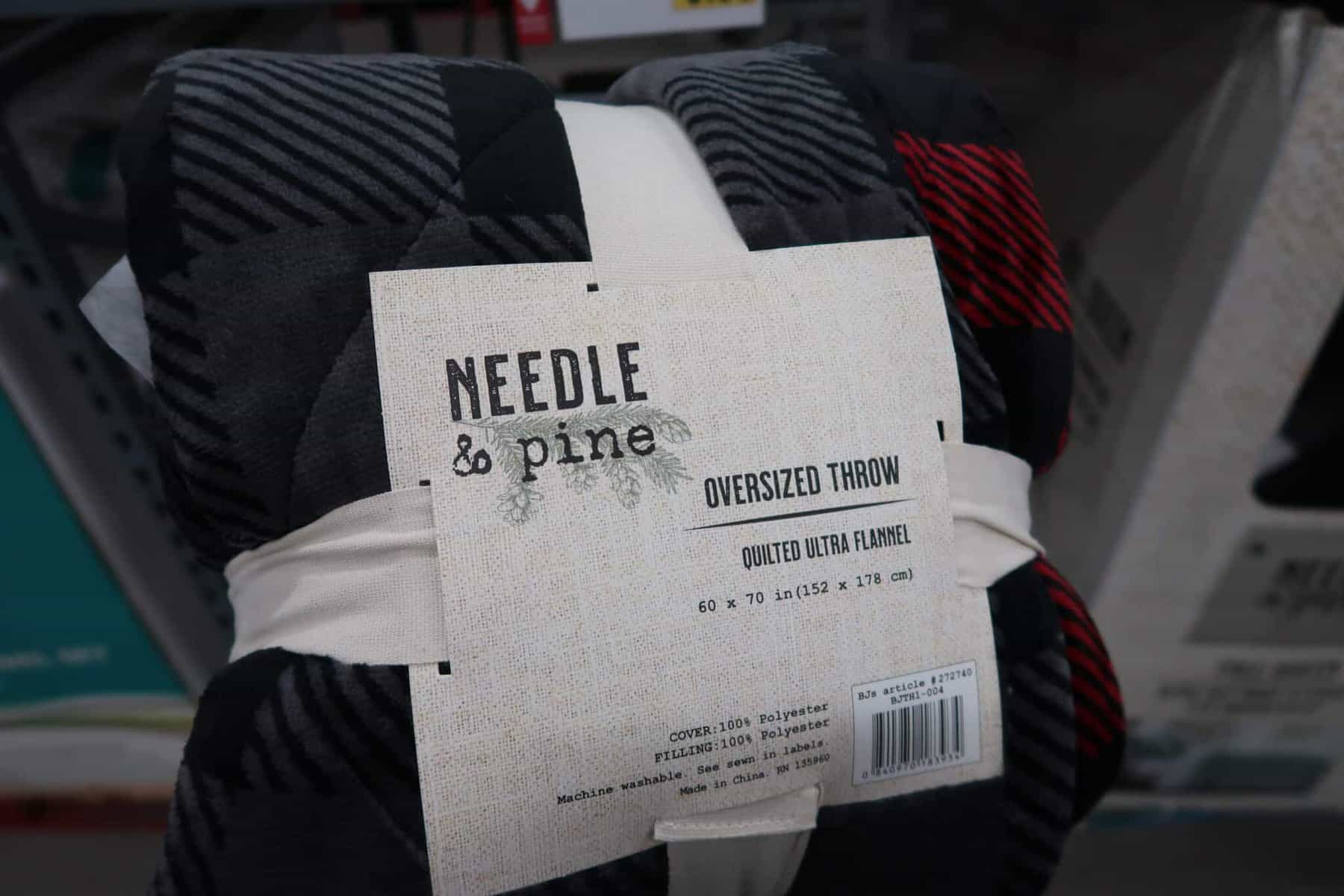 needle and pine throw at bjs wholesale club