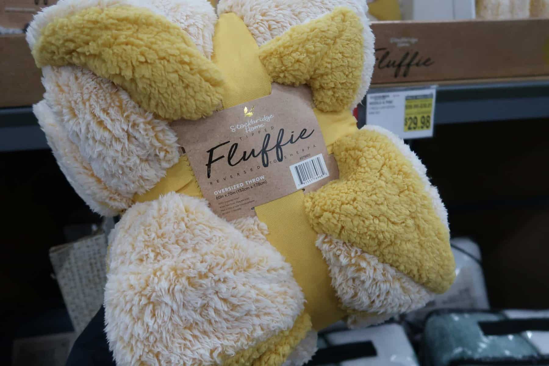 fluffies throw at bjs