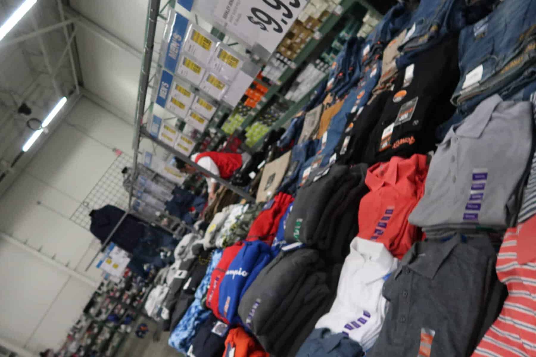 clothing clearance at bjs