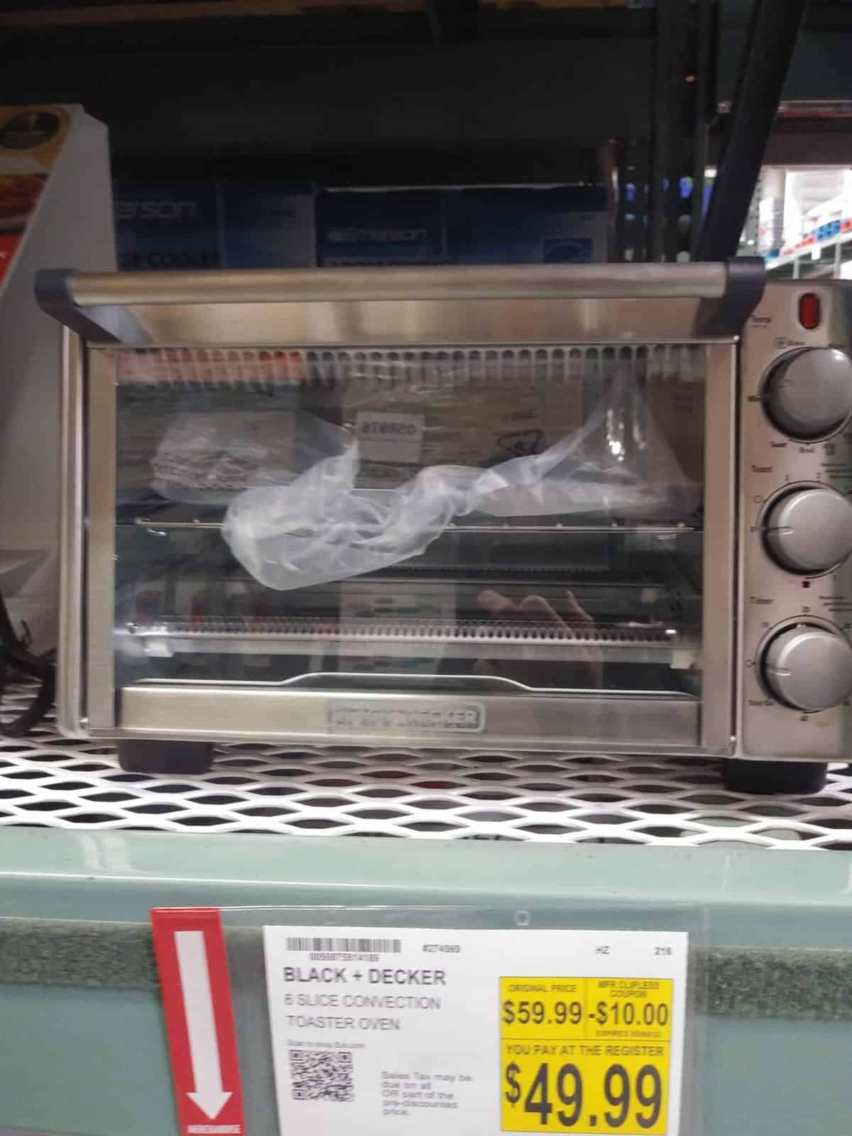 black + decker toaster oven
