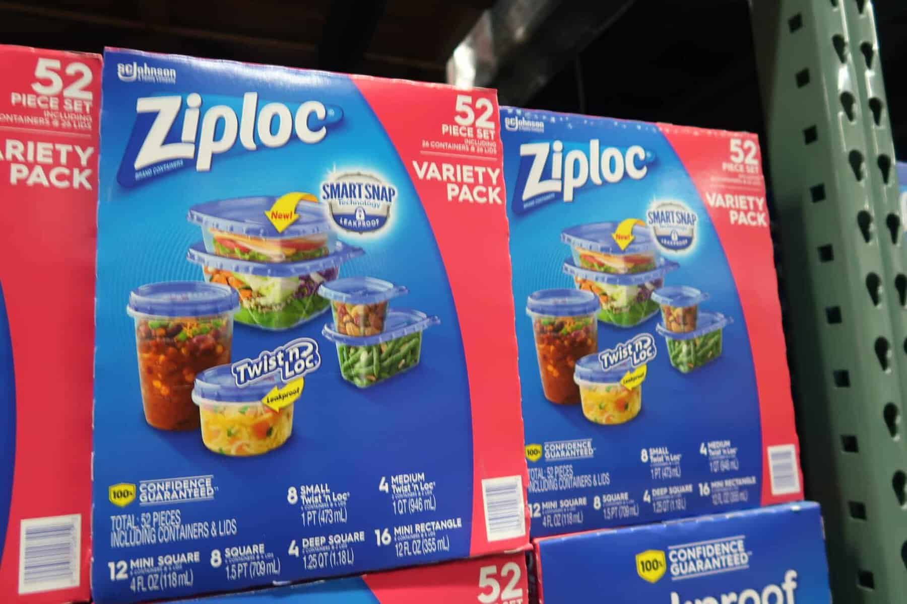 ziploc storage