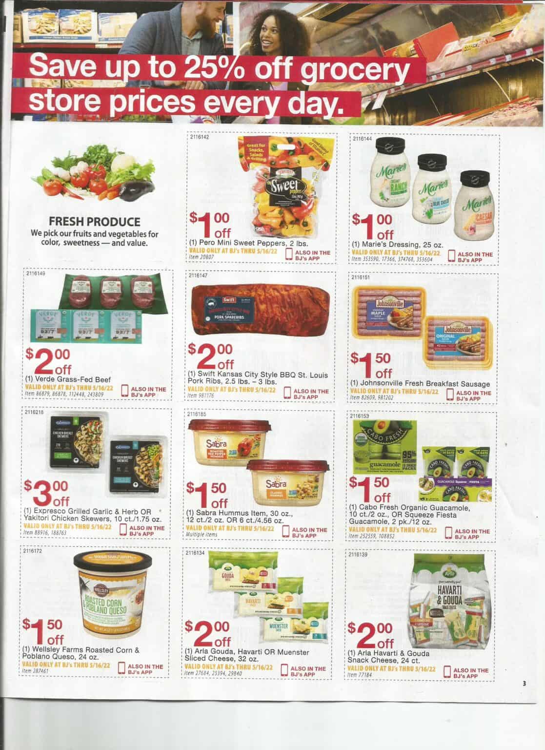 BJ's Front of Club Coupon Matchups &amp; Book Thru 5/16 5/16