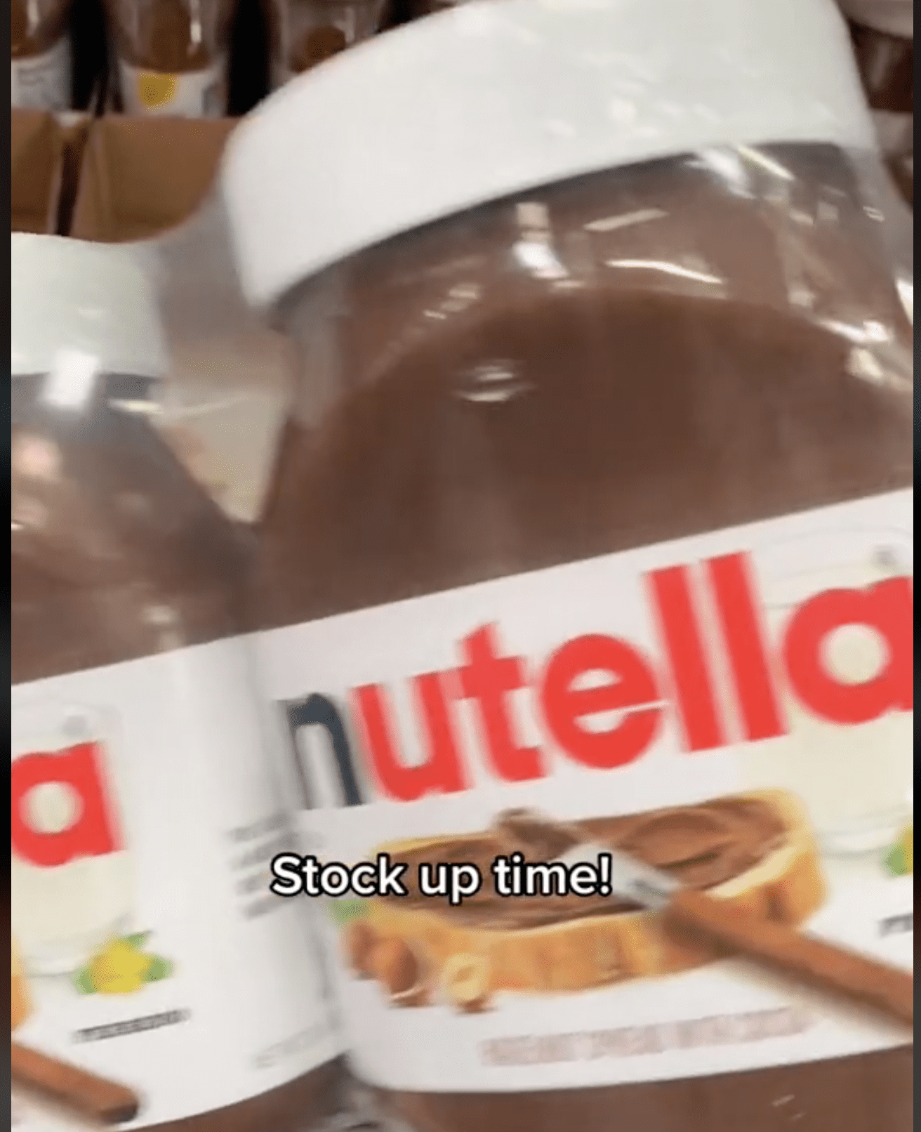 nutella at bjs