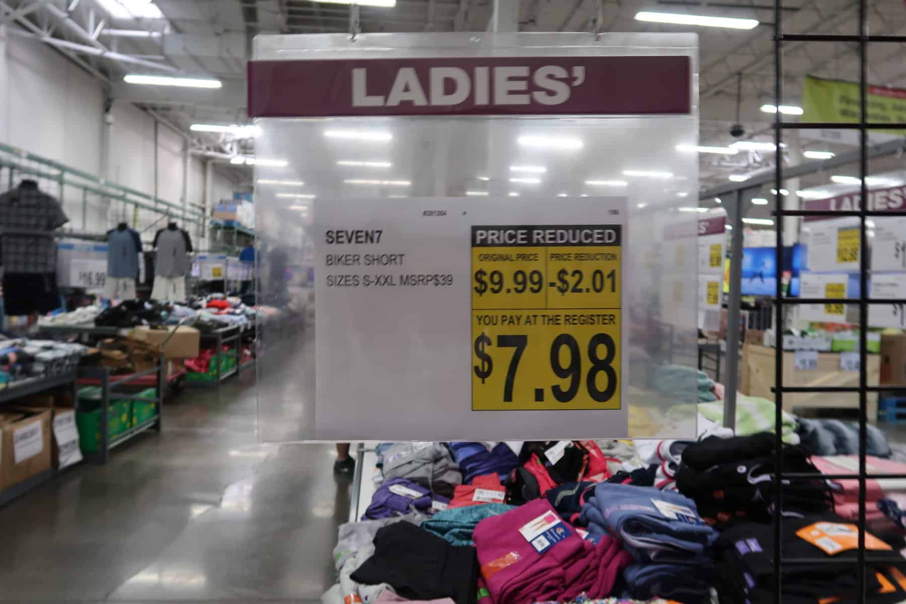 seven7 biker shorts at bjs wholesale club