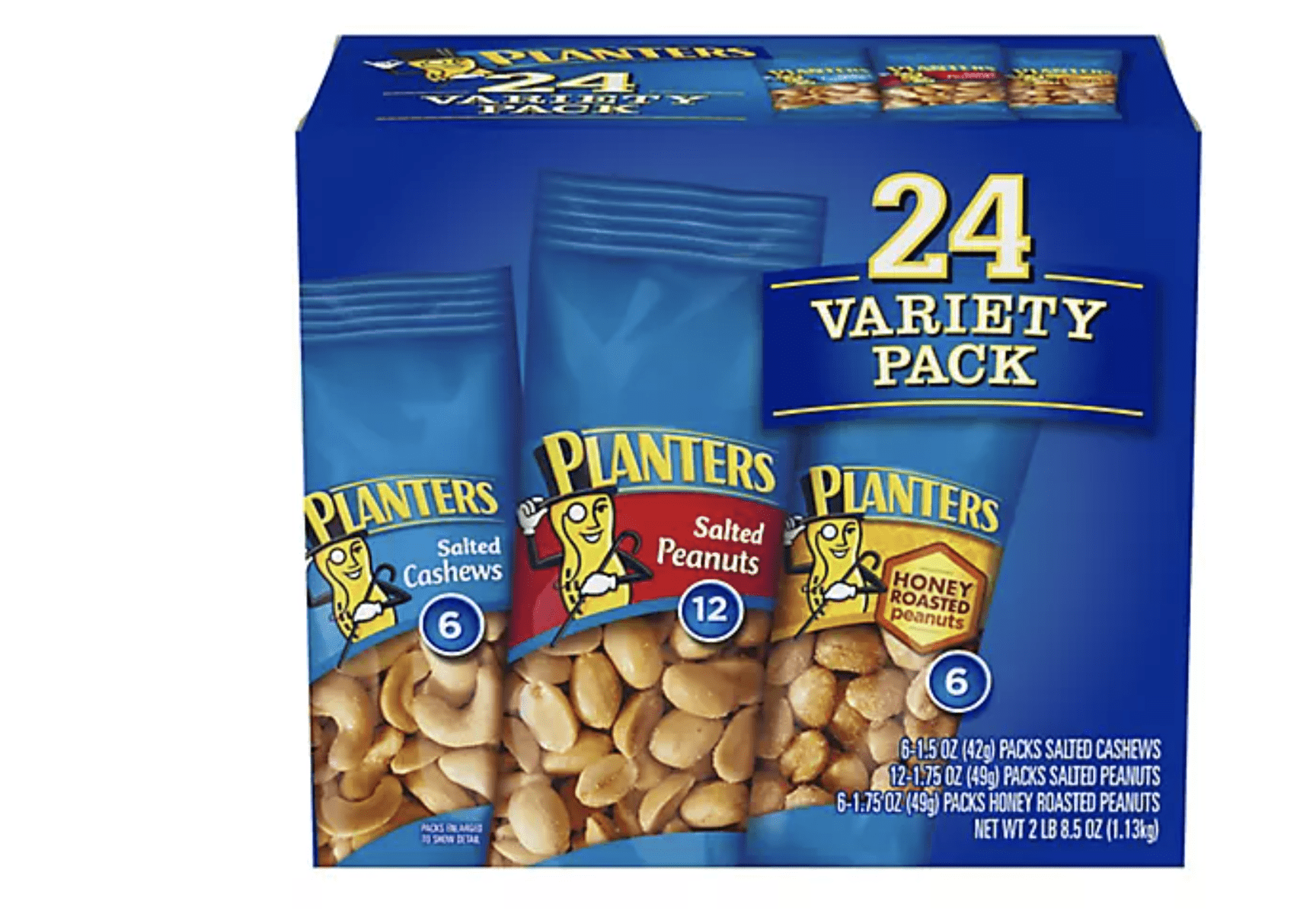variety pack of planters at bjs