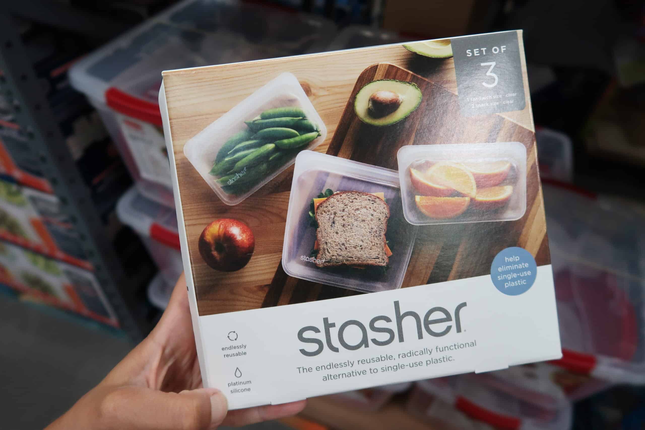 stasher reusable bags at BJ's wholesale club