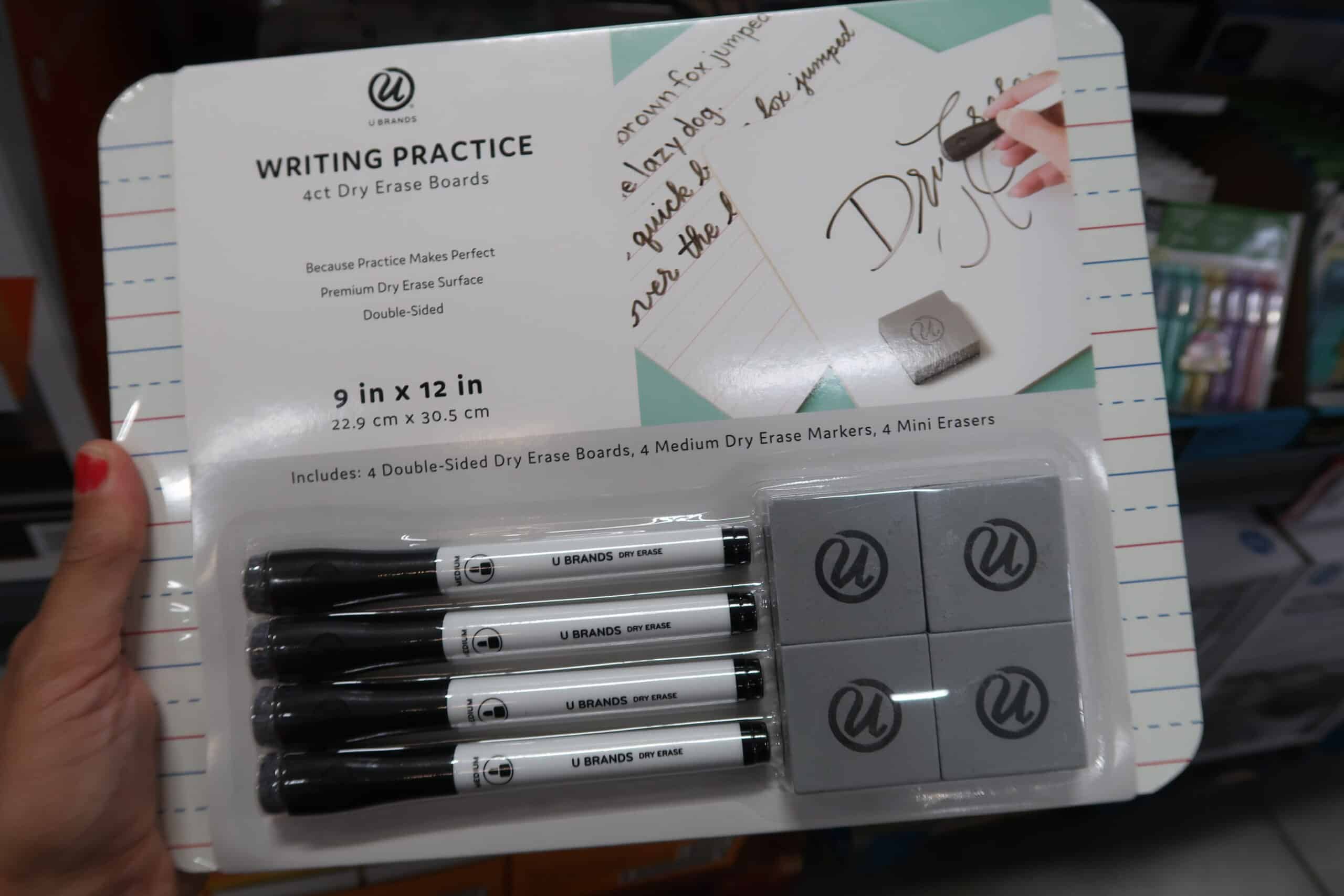writing practice markers
