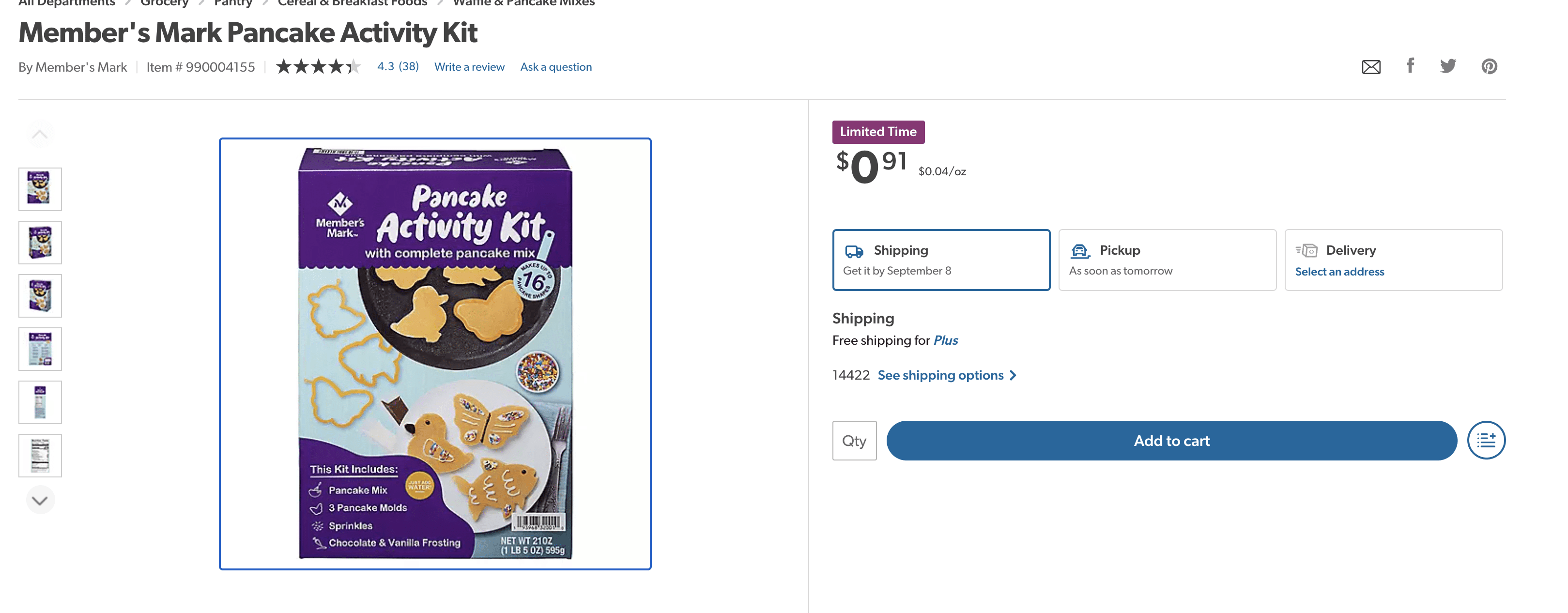 members mark pancake activity kit